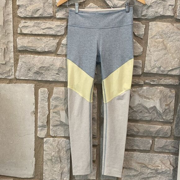 Outdoor Voices Colorblock Pastel Athletic 7/8 Length Sport Leggings Pants S - Picture 1 of 3
